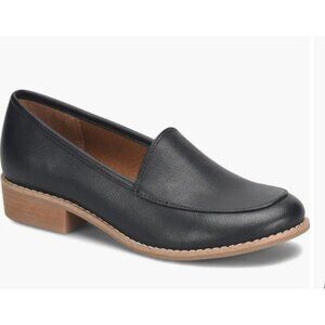 NEW EUROSOFT WOMENS NORENA SLIP-ON LOAFERS BLACK 9.5 M